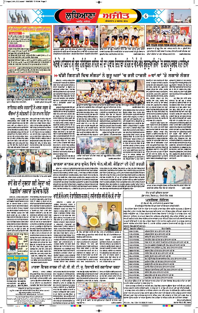 ਲੁਧਿਆਣਾ - 6
