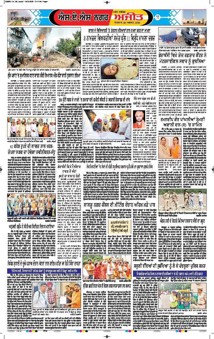 ਚੰਡੀਗੜ੍ਹ /ਸਾਹਿਬਜ਼ਾਦਾ ਅਜੀਤ ਸਿੰਘ ਨਗਰ - 11