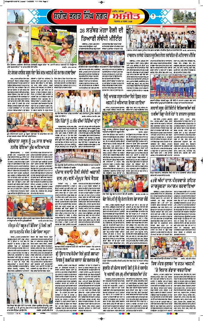 ਸ਼ਹੀਦ ਭਗਤ ਸਿੰਘ ਨਗਰ / ਬੰਗਾ - 7