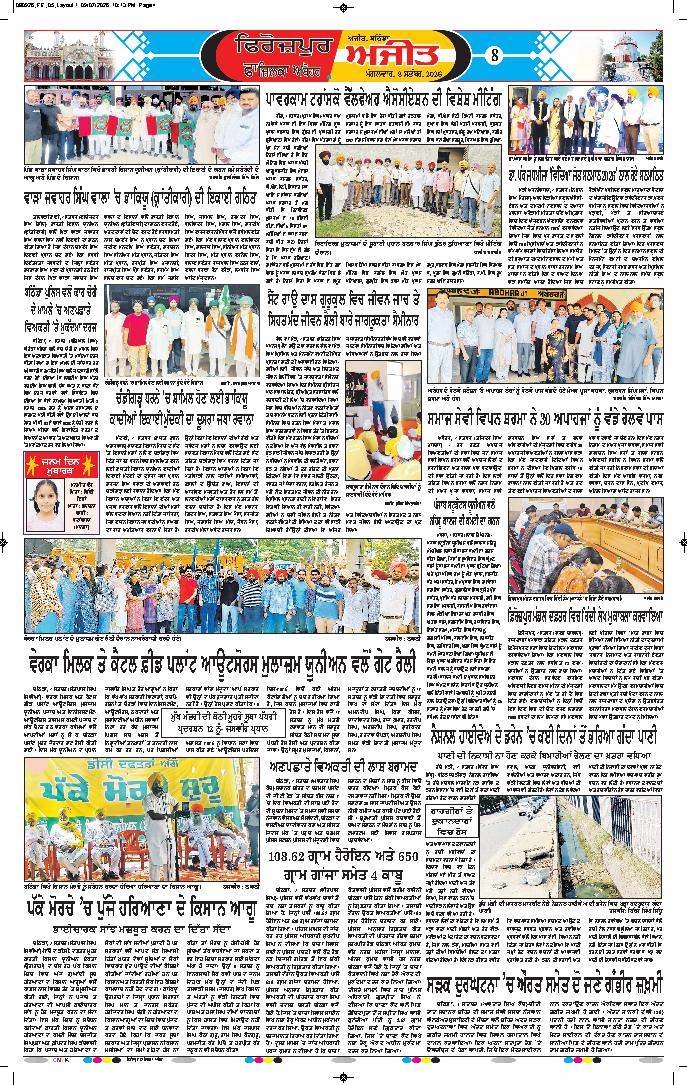 ਫਿਰੋਜ਼ਪੁਰ - 8