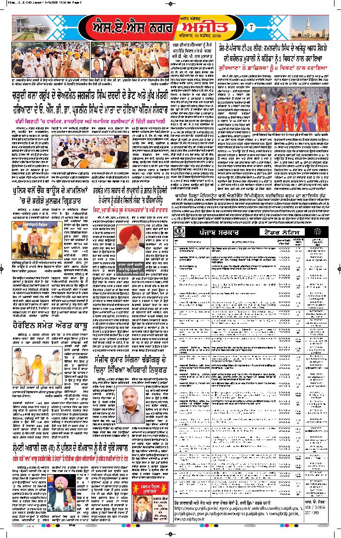 ਚੰਡੀਗੜ੍ਹ /ਸਾਹਿਬਜ਼ਾਦਾ ਅਜੀਤ ਸਿੰਘ ਨਗਰ - 7