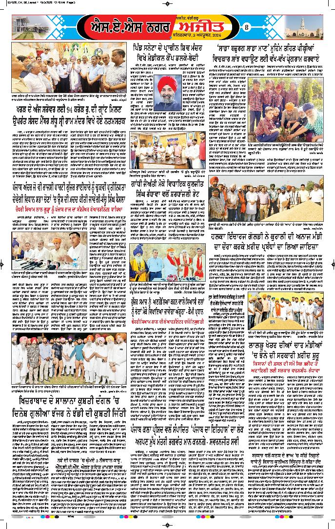 ਚੰਡੀਗੜ੍ਹ /ਸਾਹਿਬਜ਼ਾਦਾ ਅਜੀਤ ਸਿੰਘ ਨਗਰ - 8