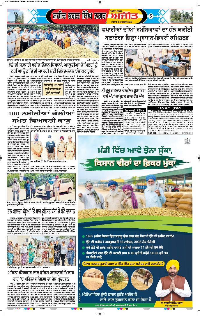 ਸ਼ਹੀਦ ਭਗਤ ਸਿੰਘ ਨਗਰ / ਬੰਗਾ - 5