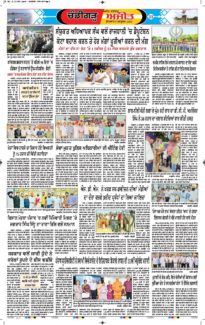 ਚੰਡੀਗੜ੍ਹ /ਸਾਹਿਬਜ਼ਾਦਾ ਅਜੀਤ ਸਿੰਘ ਨਗਰ - 11