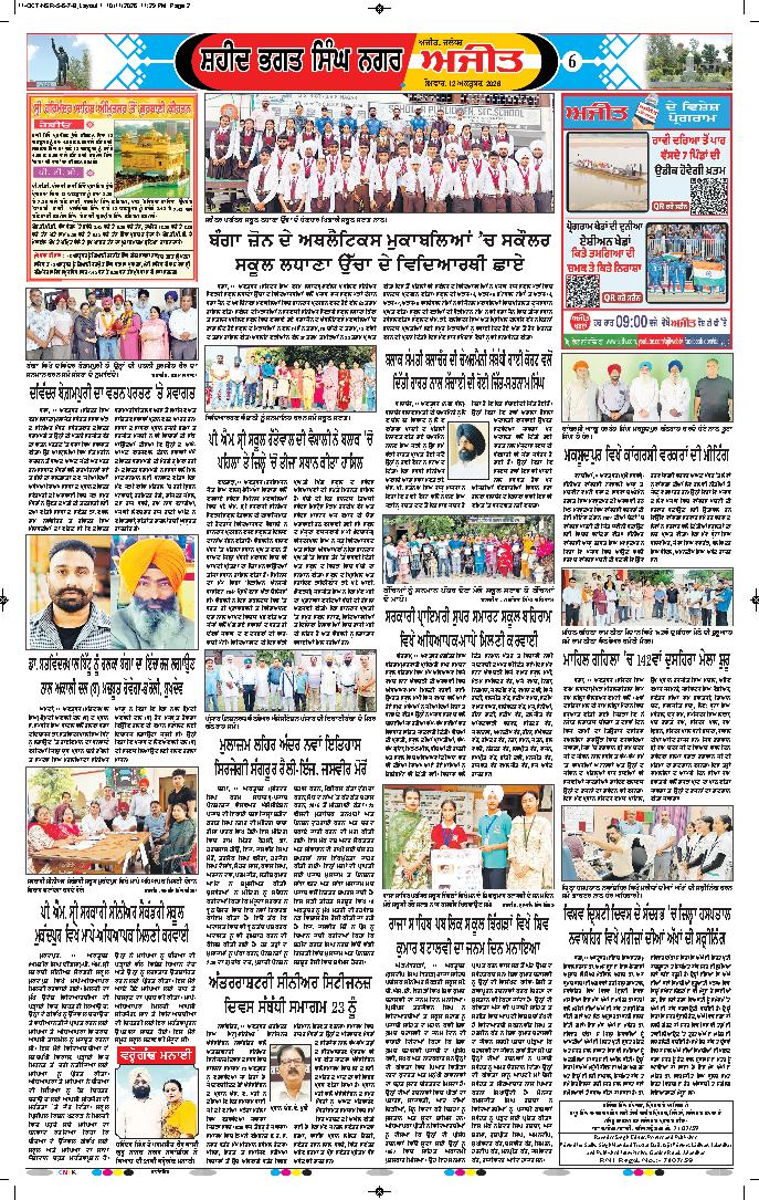 ਸ਼ਹੀਦ ਭਗਤ ਸਿੰਘ ਨਗਰ / ਬੰਗਾ - 6