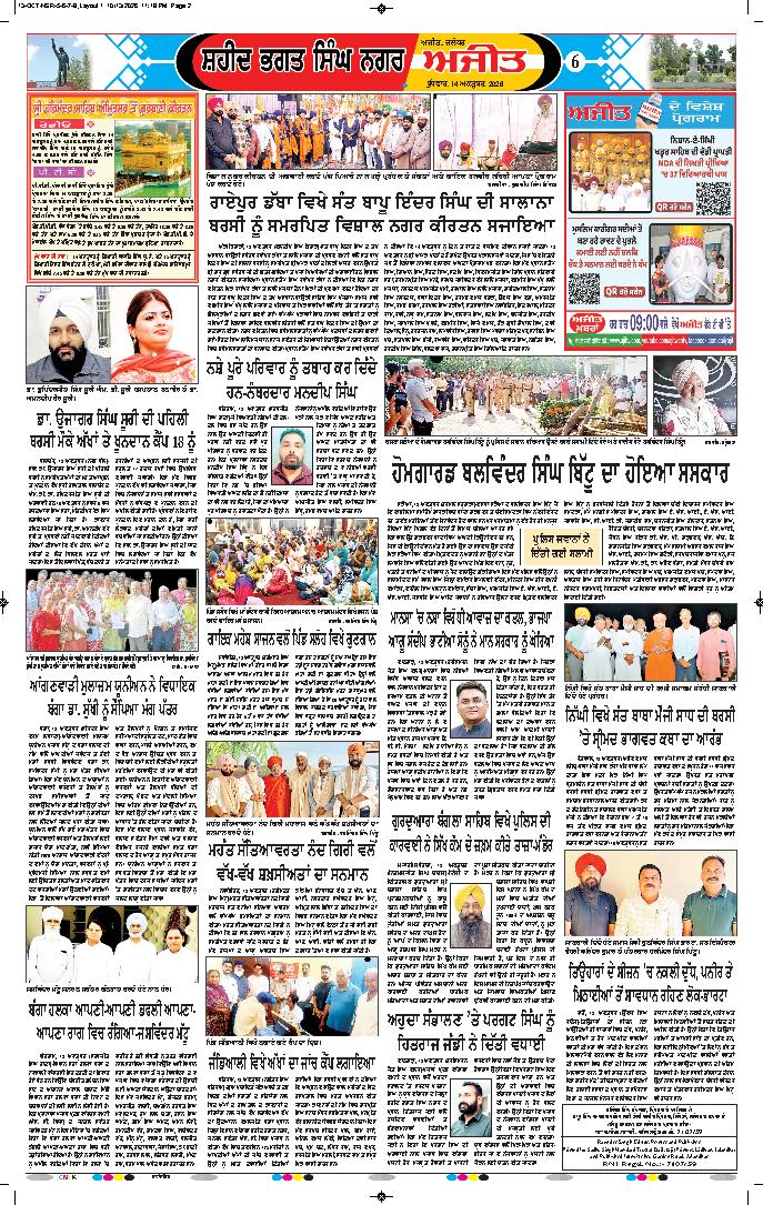 ਸ਼ਹੀਦ ਭਗਤ ਸਿੰਘ ਨਗਰ / ਬੰਗਾ - 6