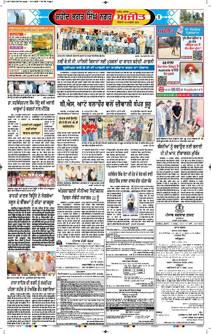 ਸ਼ਹੀਦ ਭਗਤ ਸਿੰਘ ਨਗਰ / ਬੰਗਾ - 8