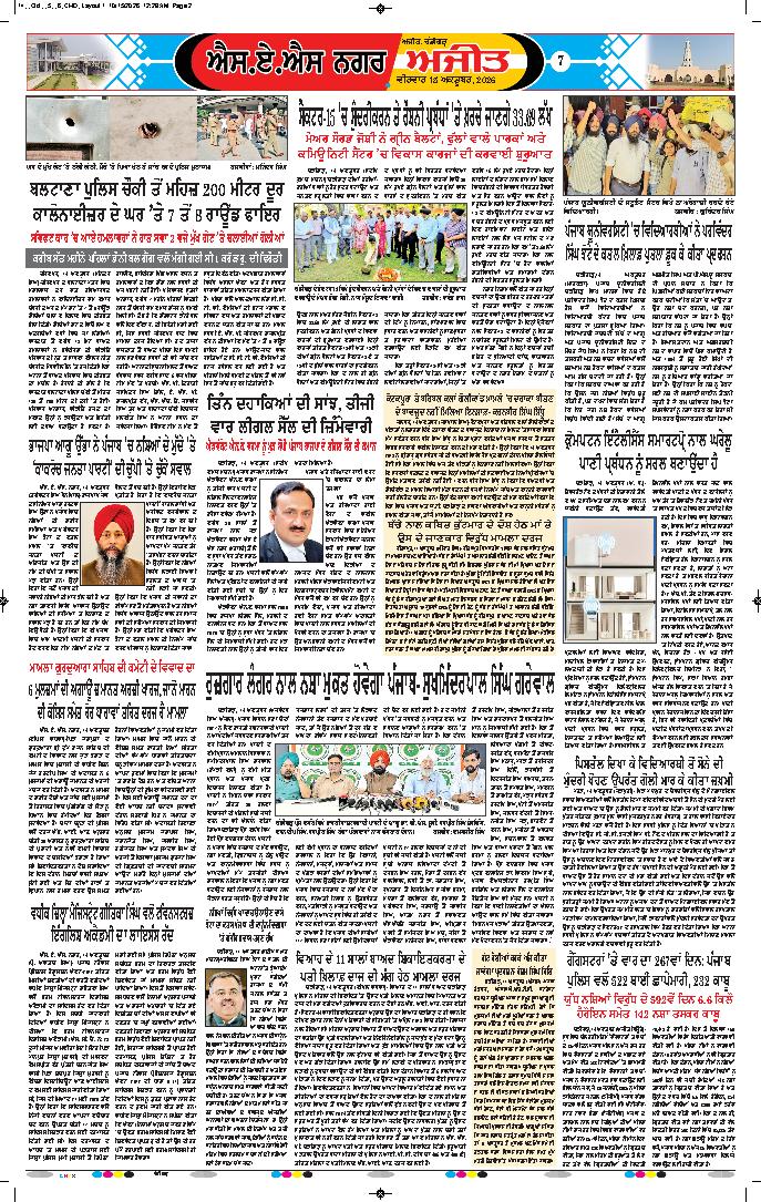 ਚੰਡੀਗੜ੍ਹ /ਸਾਹਿਬਜ਼ਾਦਾ ਅਜੀਤ ਸਿੰਘ ਨਗਰ - 7