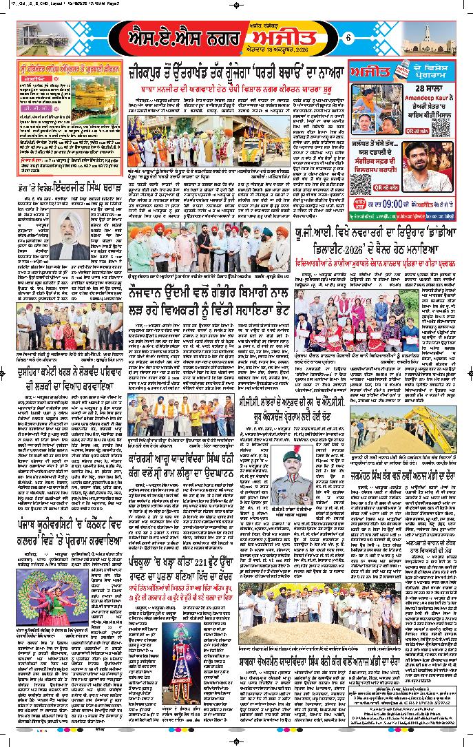 ਚੰਡੀਗੜ੍ਹ /ਸਾਹਿਬਜ਼ਾਦਾ ਅਜੀਤ ਸਿੰਘ ਨਗਰ - 6