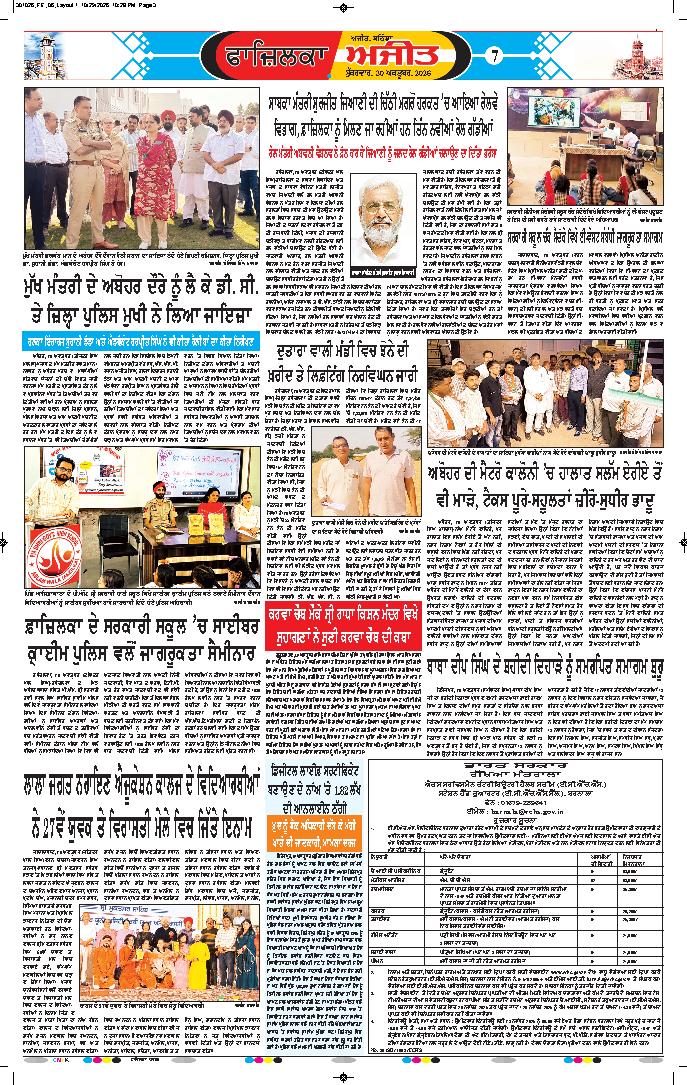 ਫਾਜ਼ਿਲਕਾ / ਅਬੋਹਰ - 7